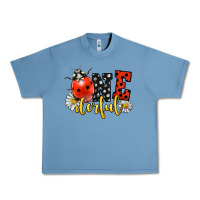 Pebble Blue onederful wonderful ladybug Urban Heavy Tee - LillyAllenDesigns