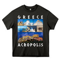 Asphalt greece acropolis famous sights gallery traveler souvenir t shirt Heavy Core Tee - baoMotion