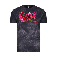 Cloud Black Be Mine Valentines Day Vintage Tee - CowhideDigitalArt