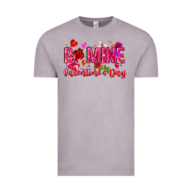 Be Mine Valentines Day Vintage Tee by CowhideDigitalArt | Teevron