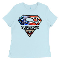 American Super Dad Ladies Tee | Teevron