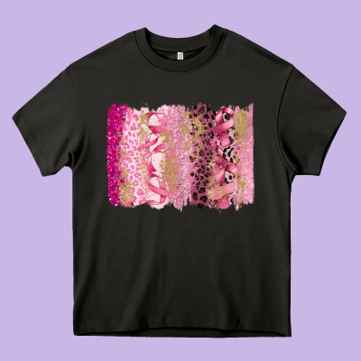 Cancer Brushstroke Heavy Core Tee Designed By Fadigitalartstudio