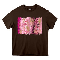 Chocolate Brown cancer brushstroke Heavy Core Tee - FaDigitalArtStudio