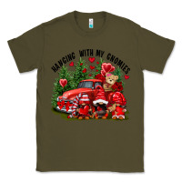 Army Green Valentine's Day hanging with my gnomies Classic Tee - FaDigitalArtStudio