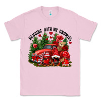 Bubblegum Pink Valentine's Day hanging with my gnomies Classic Tee - FaDigitalArtStudio