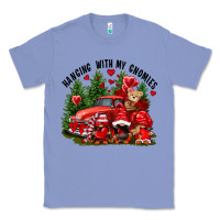 Colony Blue Valentine's Day hanging with my gnomies Classic Tee - FaDigitalArtStudio