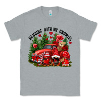 Heather Grey Valentine's Day hanging with my gnomies Classic Tee - FaDigitalArtStudio