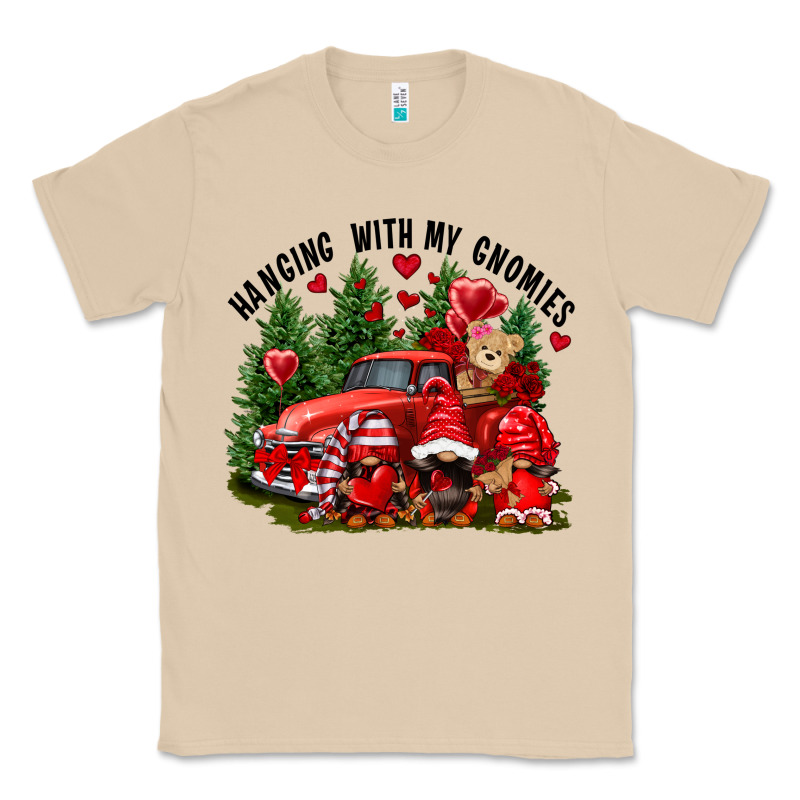 Valentine's Day Hanging With My Gnomies Classic Tee by FaDigitalArtStudio | Teevron