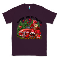 Plum Valentine's Day hanging with my gnomies Classic Tee - FaDigitalArtStudio