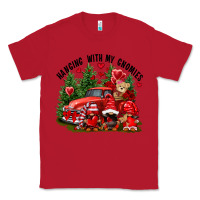 Red Valentine's Day hanging with my gnomies Classic Tee - FaDigitalArtStudio