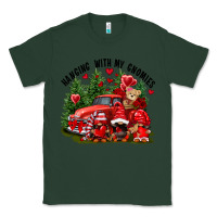 Sports Green Valentine's Day hanging with my gnomies Classic Tee - FaDigitalArtStudio