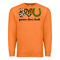 Carrot Peace Love Luck Premium Sweatshirt - Jasminsmagicworld