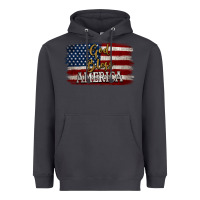 Smoke God Bless America Distressed Flag Heavyweight Hoodie - Jasminsmagicworld