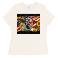 Bone Western 4th Of July Sheep Ladies Tee - LillyAllenDesigns