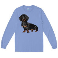 Dachshund Dog Illustrations Long Sleeve Tee | Teevron