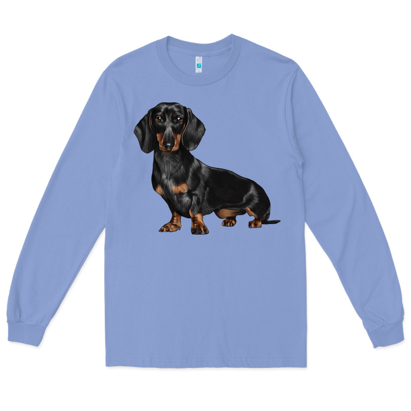 Dachshund Dog Illustrations Long Sleeve Tee by LillyAllenDesigns | Teevron