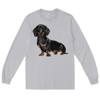 Moon Dust Dachshund Dog Illustrations Long Sleeve Tee - LillyAllenDesigns