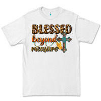 White Blessed Beyond Measure Premium Tee - BundleAndBundleShop