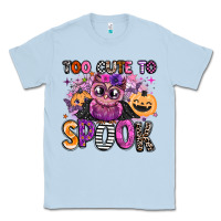 Dusty Blue wicked cute too cute to spook Classic Tee - BarkalooDesign
