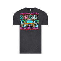 Vintage Black captain of the struggle bus bus Vintage Tee - CowhideDigitalArt