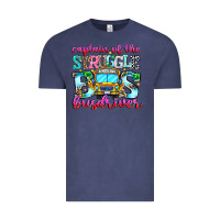 Vintage Denim captain of the struggle bus bus Vintage Tee - CowhideDigitalArt