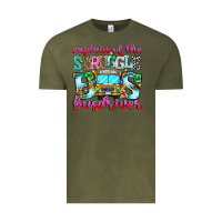 Vintage Olive captain of the struggle bus bus Vintage Tee - CowhideDigitalArt