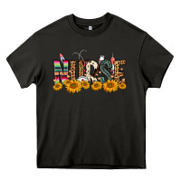 Asphalt Western Nurse Sunflower Heavy Core Tee - FaDigitalArtStudio