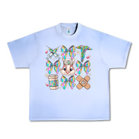 Grape Ice easter bow Urban Heavy Tee - CowhideDigitalArt