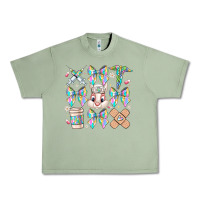 Oil Green easter bow Urban Heavy Tee - CowhideDigitalArt
