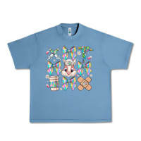 Pebble Blue easter bow Urban Heavy Tee - CowhideDigitalArt