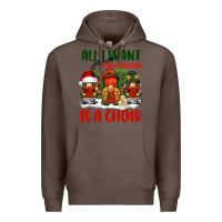 Coffee all i want for christmas is a choir Premium Hoodie - BarkalooDesign