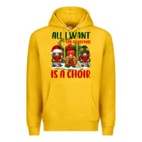 Lemon all i want for christmas is a choir Premium Hoodie - BarkalooDesign