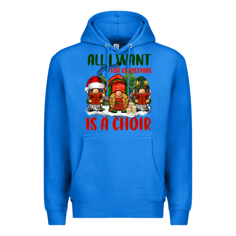 All I Want For Christmas Is A Choir Premium Hoodie by BarkalooDesign | Teevron