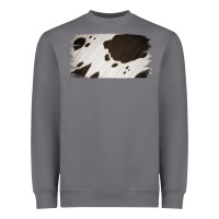 Storm Cowhide Black and White Brush Strokes Background Heavyweight Sweatshirt - Jasminsmagicworld