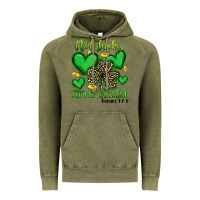 Vintage Olive not lucky simply blessed Vintage Hoodie - Artiststas
