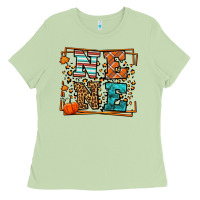 Matcha Fall Autumn Leopard Nene Ladies Tee - LillyAllenDesigns