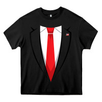 Black halloween trump suit shirt us president easy costume t shirt Heavy Core Tee - baoMotion
