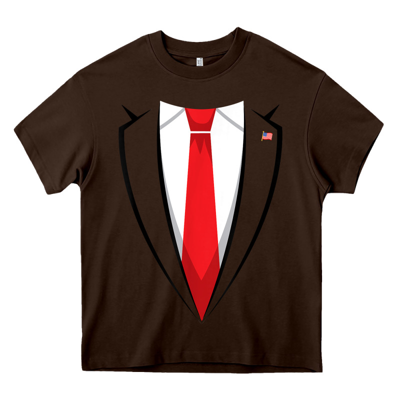 Halloween Trump Suit Shirt Us President Easy Costume T Shirt Heavy Core Tee by baoMotion | Teevron