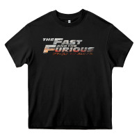Black fast & furious tokyo drift kanji movie poster t shirt Heavy Core Tee - baoMotion