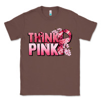 Chestnut Think pink Cancer Awareness Classic Tee - FaDigitalArtStudio