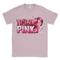 Lilac Think pink Cancer Awareness Classic Tee - FaDigitalArtStudio
