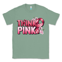 Sage Think pink Cancer Awareness Classic Tee - FaDigitalArtStudio