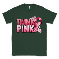 Sports Green Think pink Cancer Awareness Classic Tee - FaDigitalArtStudio