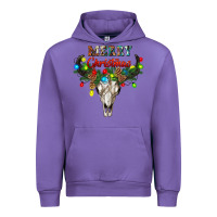 Tulip merry christmas bull skull Urban Hoodie - RanaPortraitStore
