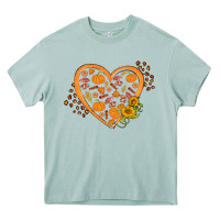 Arona Western Autumn Heart Heavy Core Tee - FaDigitalArtStudio