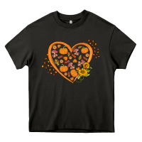 Asphalt Western Autumn Heart Heavy Core Tee - FaDigitalArtStudio