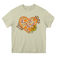 Mossy Western Autumn Heart Heavy Core Tee - FaDigitalArtStudio