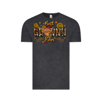 Vintage Black best granny ever western theme Vintage Tee - CowhideDigitalArt