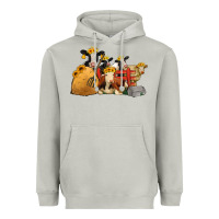 Moon Dust Cows With Sunflower Headbands Heavyweight Hoodie - Jasminsmagicworld