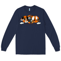 Navy Hallowen Panda Long Sleeve Tee - LillyAllenDesigns